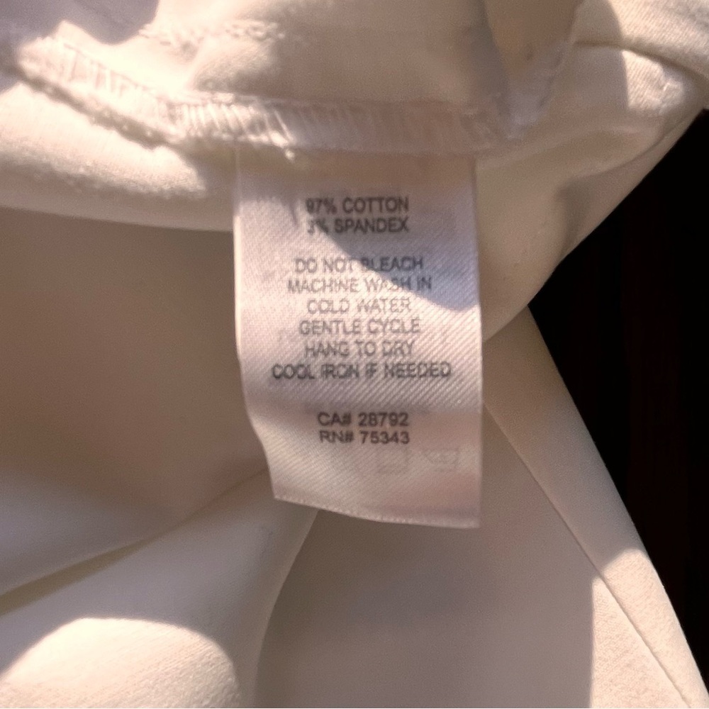 NWOT Willi Smith Ankle Dress Pant 27 inch inseam cotton spandex - Picture 6 of 7